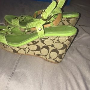 Coach wedges